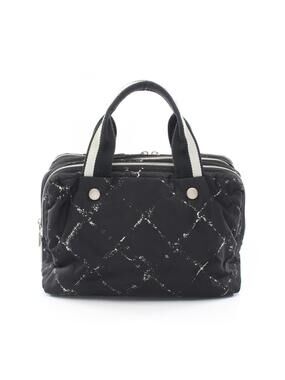 Chanel Travel Line Handbag Nylon Black #272689C68B